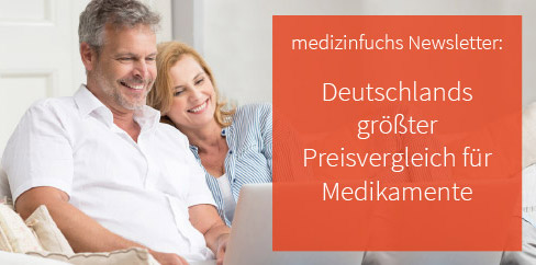 medizinfuchs Newsletter: Deutschlands größter Preisvergleich für Medikamente